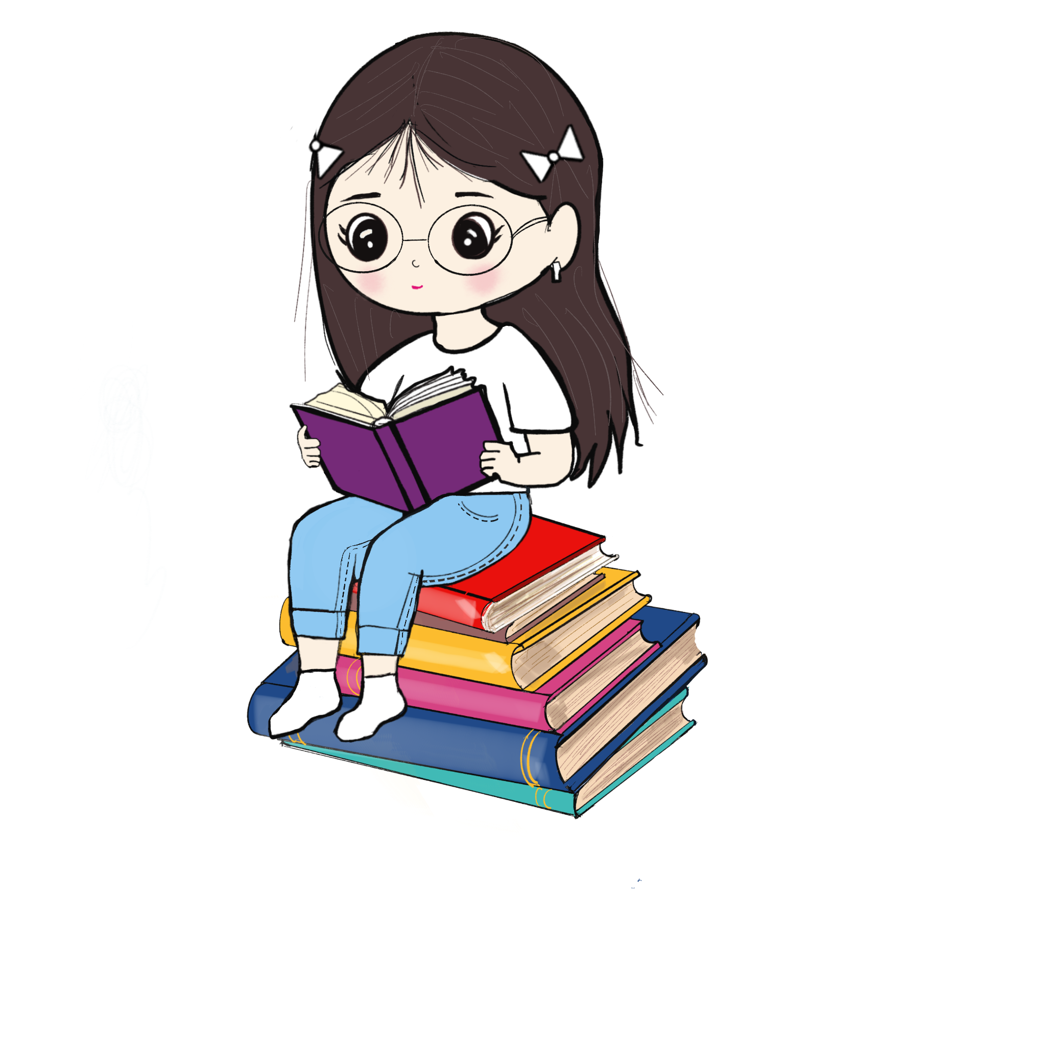 Reading illustration